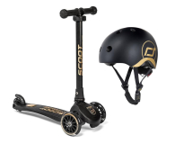 Scoot & Ride Highwaykick 3 LED Hulajnoga Balansowa + Kask S-M Gold - 1034920 - zdjęcie 1